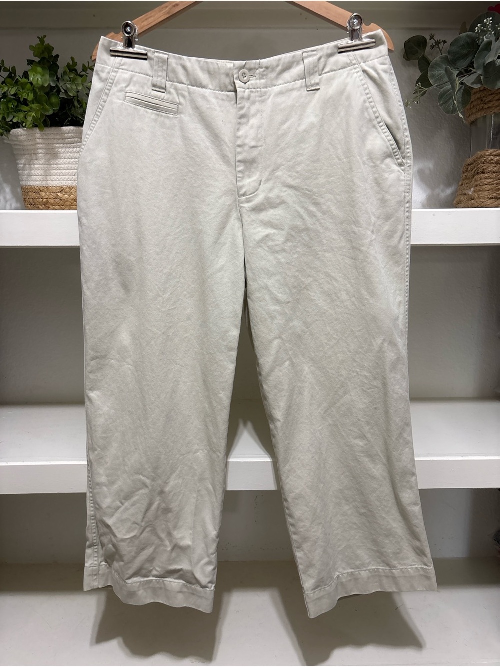 Cherokee Cream Straight-Leg Chino Pants